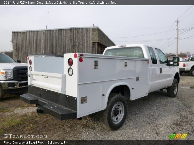 Oxford White / Steel 2014 Ford F250 Super Duty XL SuperCab 4x4 Utility Truck