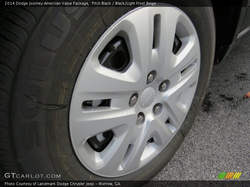 Pitch Black / Black/Light Frost Beige 2014 Dodge Journey Amercian Value Package