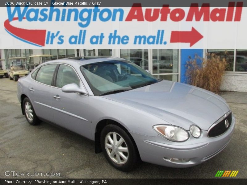 Glacier Blue Metallic / Gray 2006 Buick LaCrosse CX