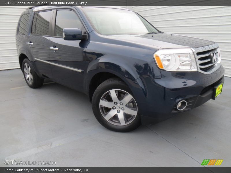 Bali Blue Pearl / Gray 2012 Honda Pilot Touring