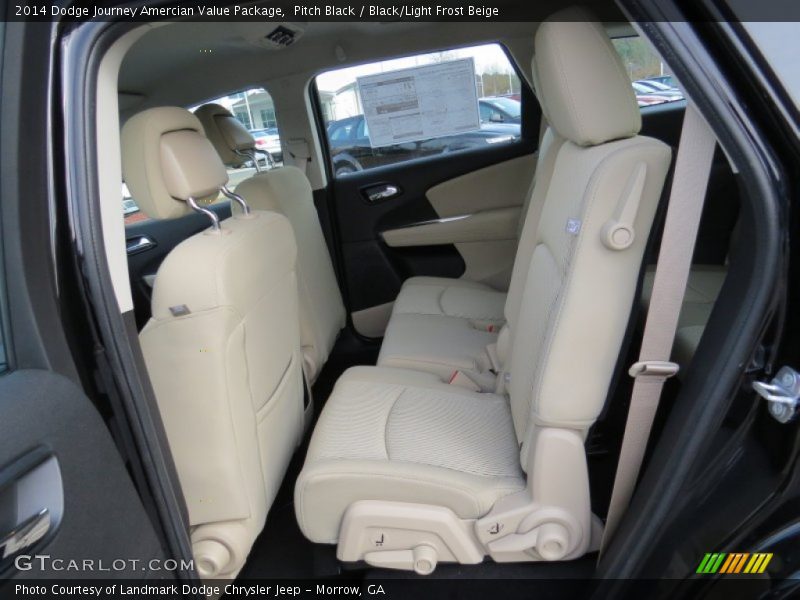 Pitch Black / Black/Light Frost Beige 2014 Dodge Journey Amercian Value Package