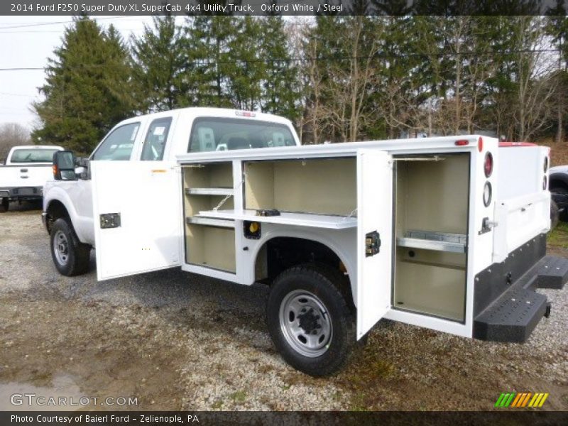 Oxford White / Steel 2014 Ford F250 Super Duty XL SuperCab 4x4 Utility Truck