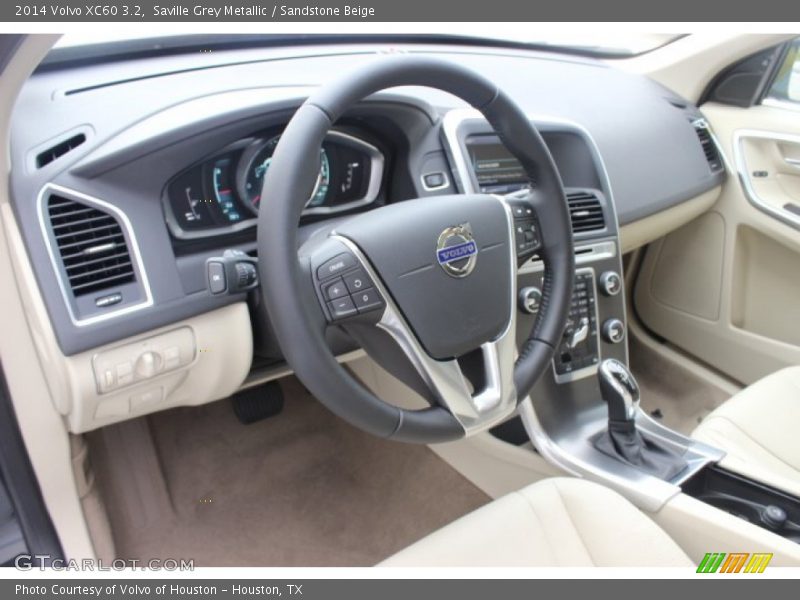 Saville Grey Metallic / Sandstone Beige 2014 Volvo XC60 3.2