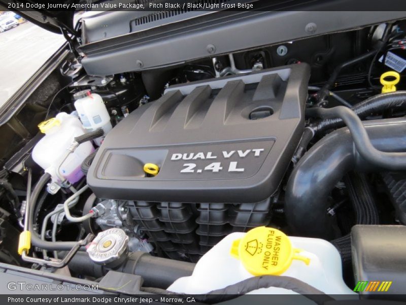 Pitch Black / Black/Light Frost Beige 2014 Dodge Journey Amercian Value Package