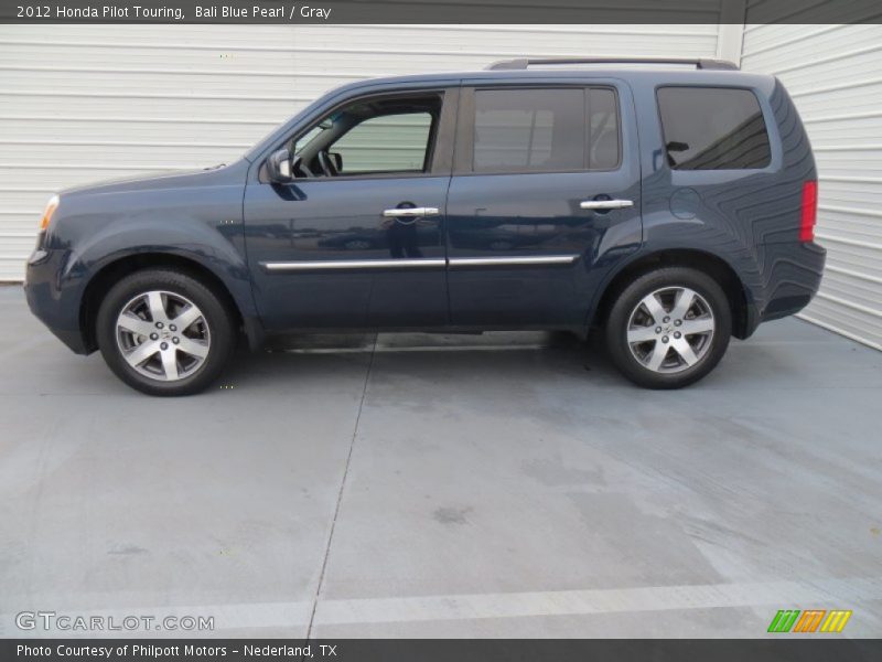 Bali Blue Pearl / Gray 2012 Honda Pilot Touring
