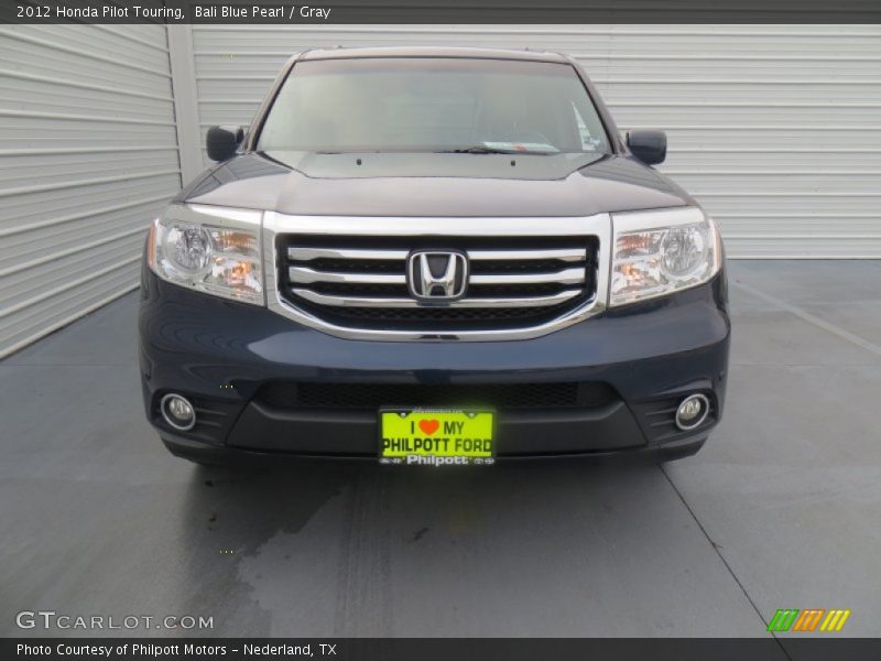 Bali Blue Pearl / Gray 2012 Honda Pilot Touring