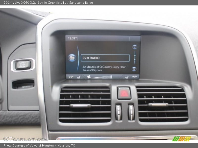 Saville Grey Metallic / Sandstone Beige 2014 Volvo XC60 3.2