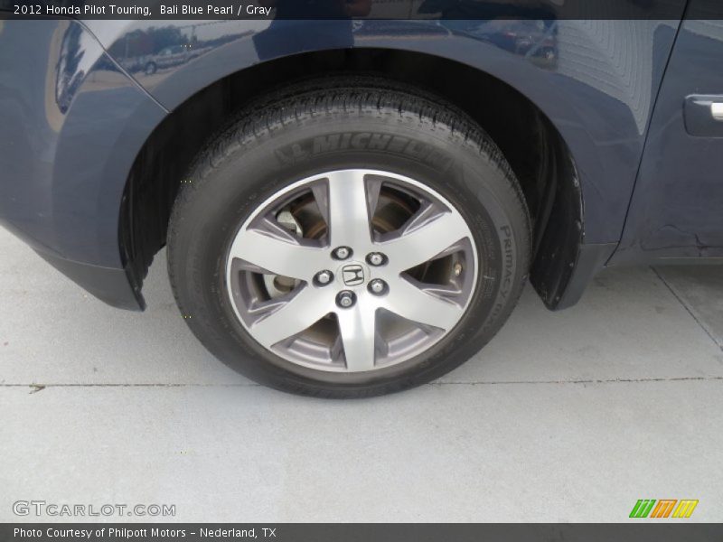 Bali Blue Pearl / Gray 2012 Honda Pilot Touring