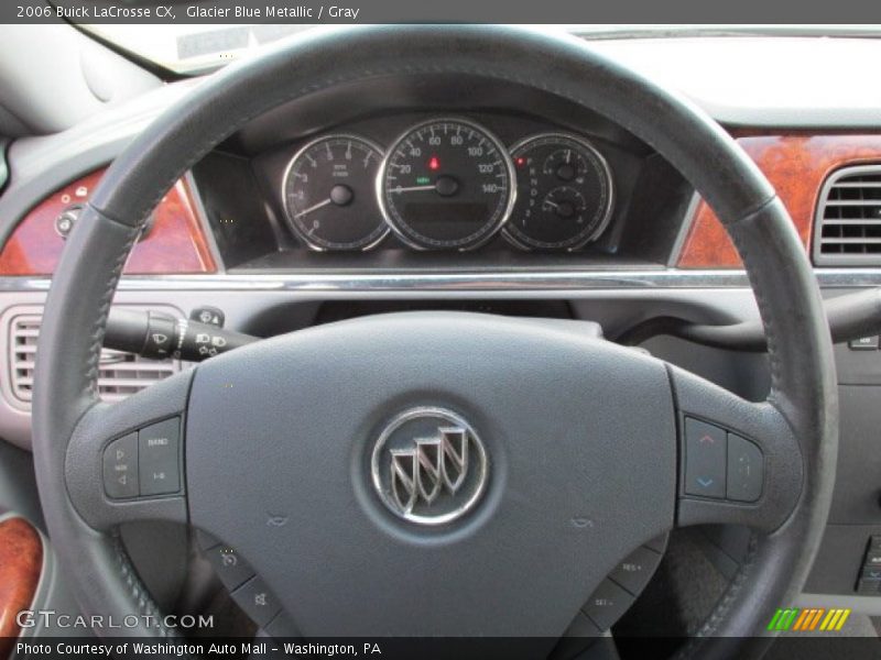 Glacier Blue Metallic / Gray 2006 Buick LaCrosse CX