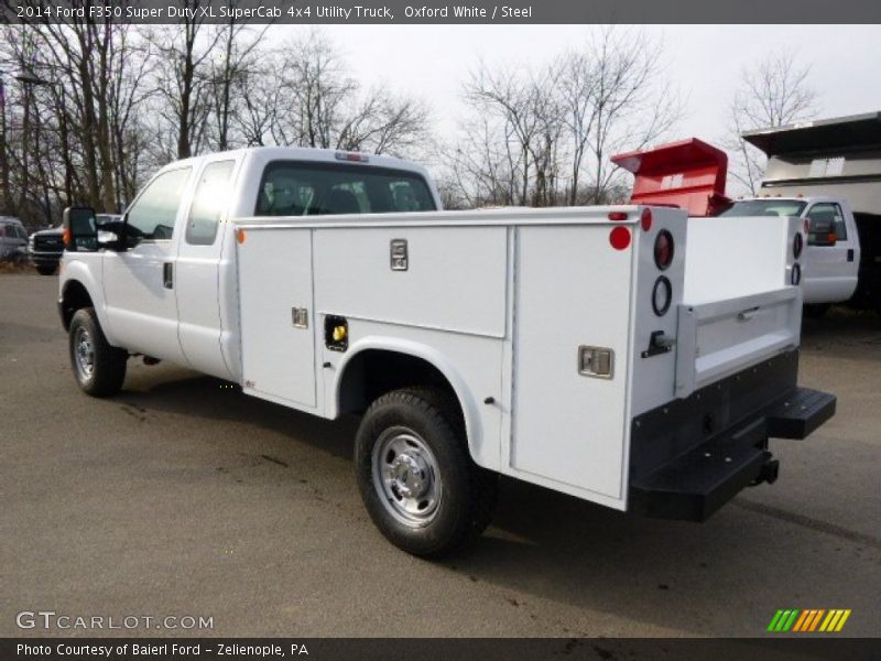 Oxford White / Steel 2014 Ford F350 Super Duty XL SuperCab 4x4 Utility Truck