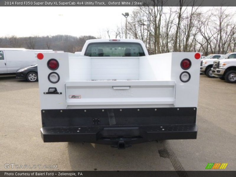 Oxford White / Steel 2014 Ford F350 Super Duty XL SuperCab 4x4 Utility Truck