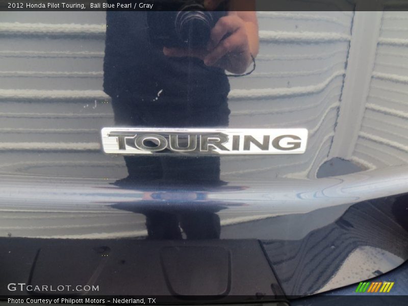 Bali Blue Pearl / Gray 2012 Honda Pilot Touring