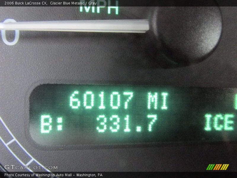 Glacier Blue Metallic / Gray 2006 Buick LaCrosse CX