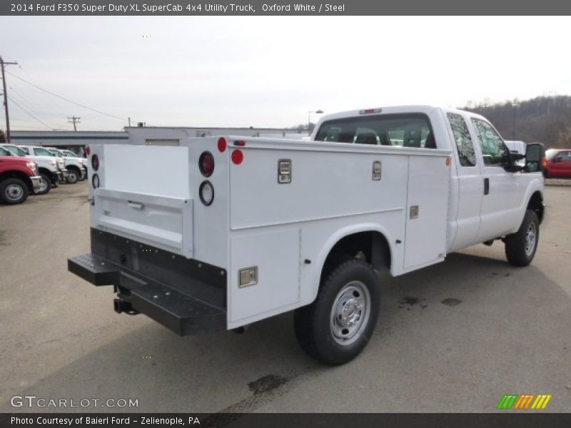 Oxford White / Steel 2014 Ford F350 Super Duty XL SuperCab 4x4 Utility Truck