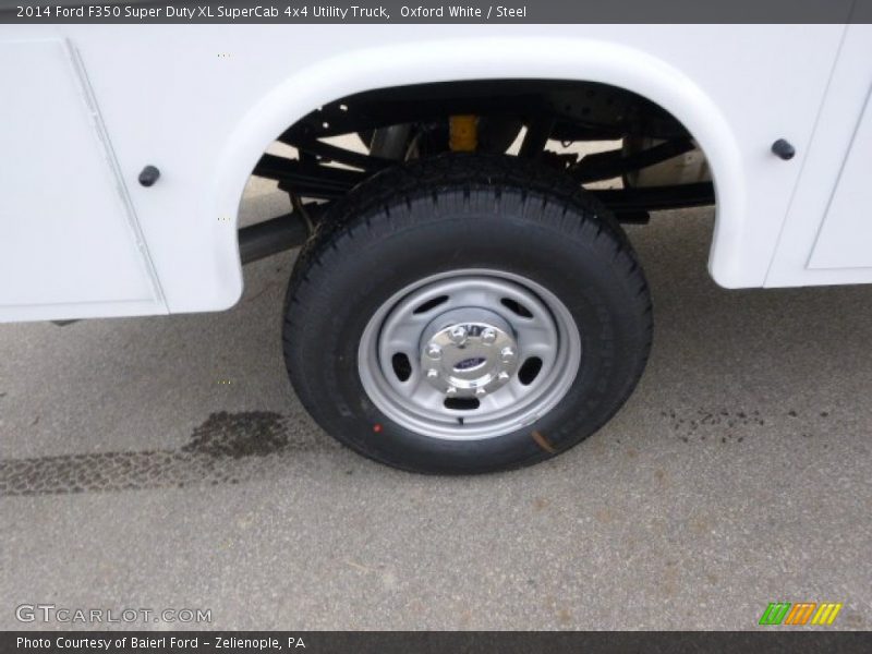 Oxford White / Steel 2014 Ford F350 Super Duty XL SuperCab 4x4 Utility Truck
