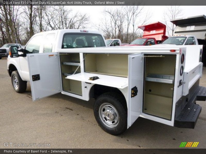 Oxford White / Steel 2014 Ford F350 Super Duty XL SuperCab 4x4 Utility Truck