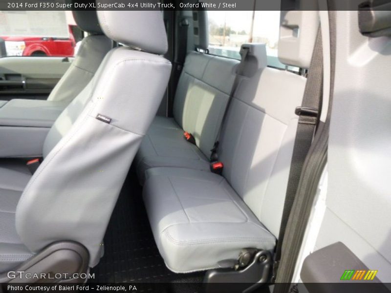 Oxford White / Steel 2014 Ford F350 Super Duty XL SuperCab 4x4 Utility Truck
