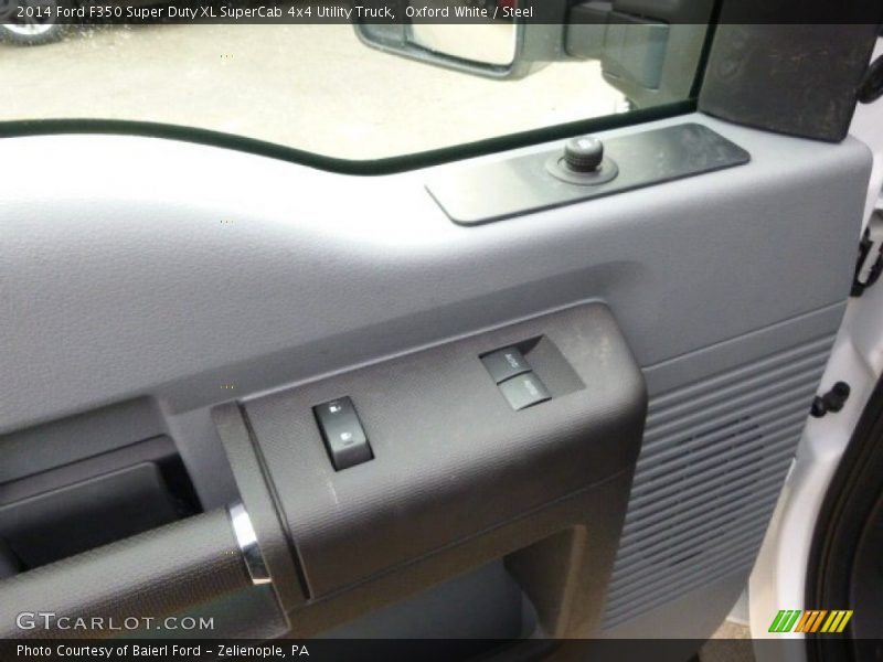 Oxford White / Steel 2014 Ford F350 Super Duty XL SuperCab 4x4 Utility Truck