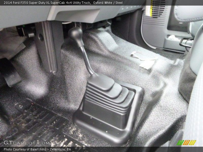 Oxford White / Steel 2014 Ford F350 Super Duty XL SuperCab 4x4 Utility Truck