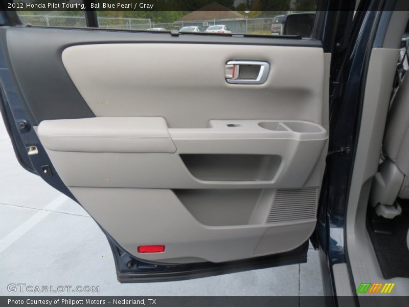 Bali Blue Pearl / Gray 2012 Honda Pilot Touring