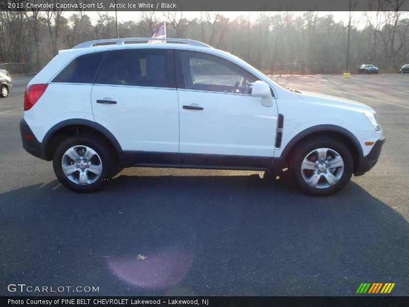Arctic Ice White / Black 2013 Chevrolet Captiva Sport LS