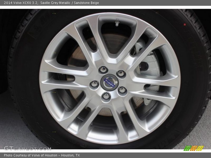 Saville Grey Metallic / Sandstone Beige 2014 Volvo XC60 3.2