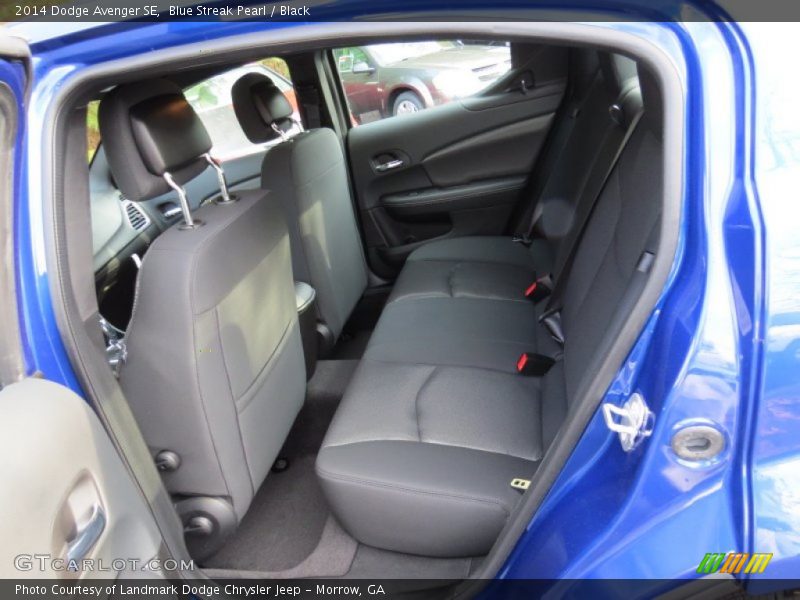 Blue Streak Pearl / Black 2014 Dodge Avenger SE