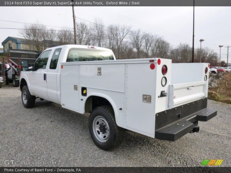 Oxford White / Steel 2014 Ford F350 Super Duty XL SuperCab 4x4 Utility Truck
