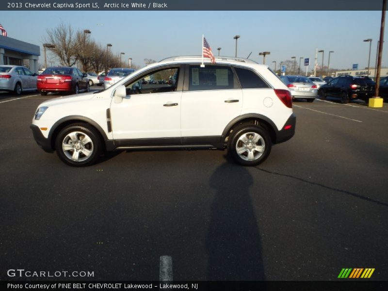 Arctic Ice White / Black 2013 Chevrolet Captiva Sport LS