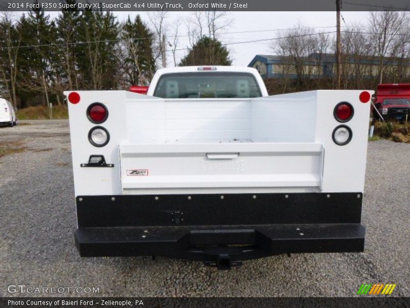 Oxford White / Steel 2014 Ford F350 Super Duty XL SuperCab 4x4 Utility Truck