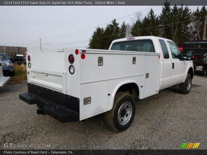 Oxford White / Steel 2014 Ford F350 Super Duty XL SuperCab 4x4 Utility Truck