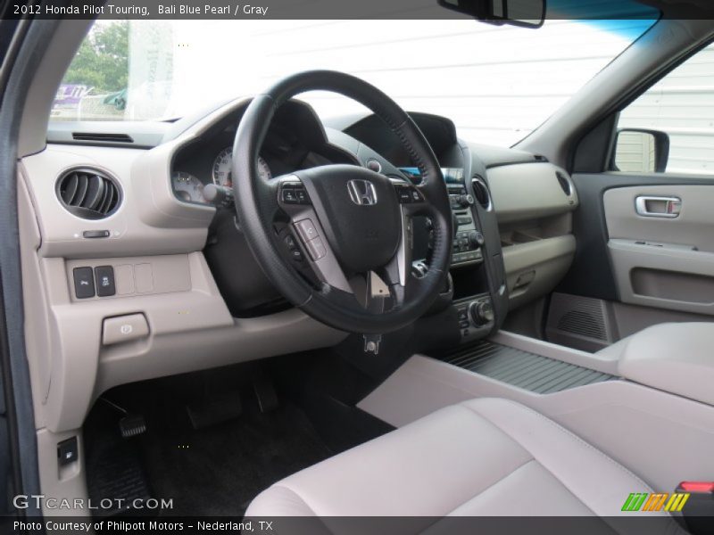 Bali Blue Pearl / Gray 2012 Honda Pilot Touring