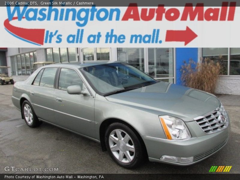 Green Silk Metallic / Cashmere 2006 Cadillac DTS