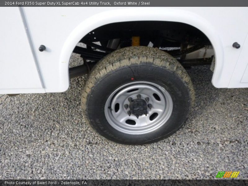 Oxford White / Steel 2014 Ford F350 Super Duty XL SuperCab 4x4 Utility Truck