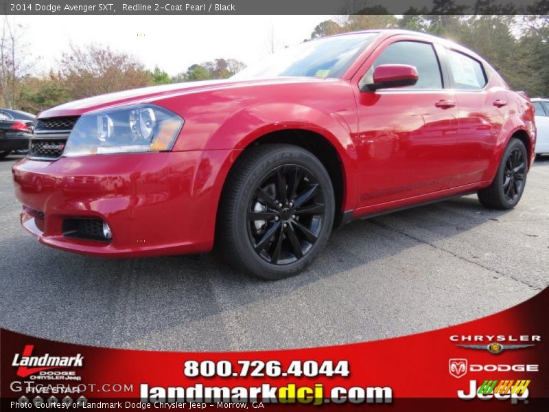 Redline 2-Coat Pearl / Black 2014 Dodge Avenger SXT