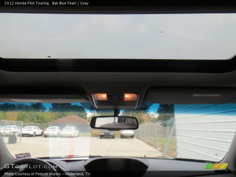Bali Blue Pearl / Gray 2012 Honda Pilot Touring