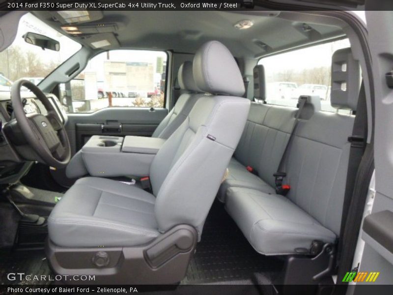 Oxford White / Steel 2014 Ford F350 Super Duty XL SuperCab 4x4 Utility Truck