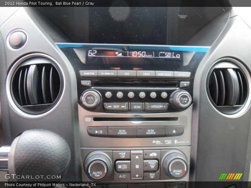 Bali Blue Pearl / Gray 2012 Honda Pilot Touring