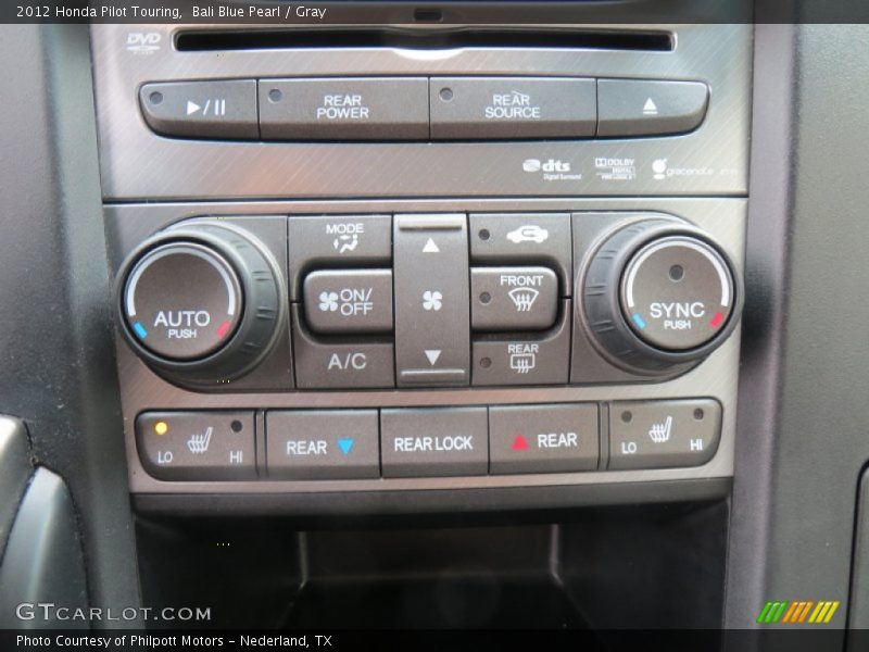 Bali Blue Pearl / Gray 2012 Honda Pilot Touring