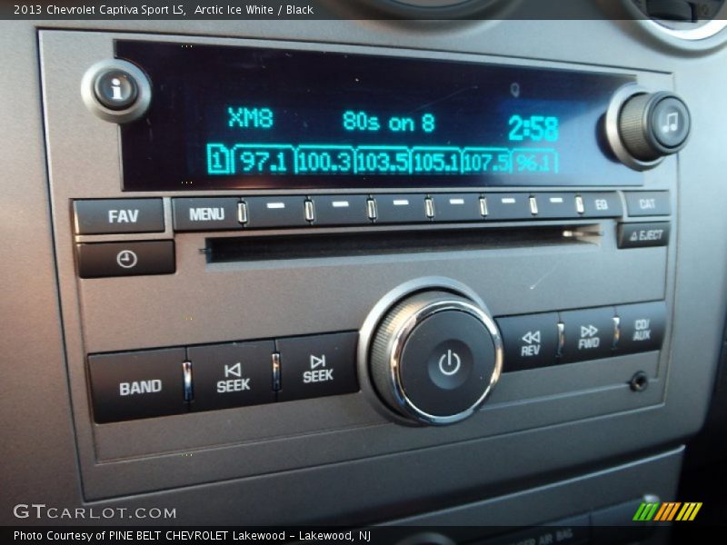 Arctic Ice White / Black 2013 Chevrolet Captiva Sport LS