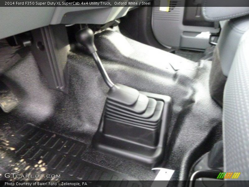 Oxford White / Steel 2014 Ford F350 Super Duty XL SuperCab 4x4 Utility Truck