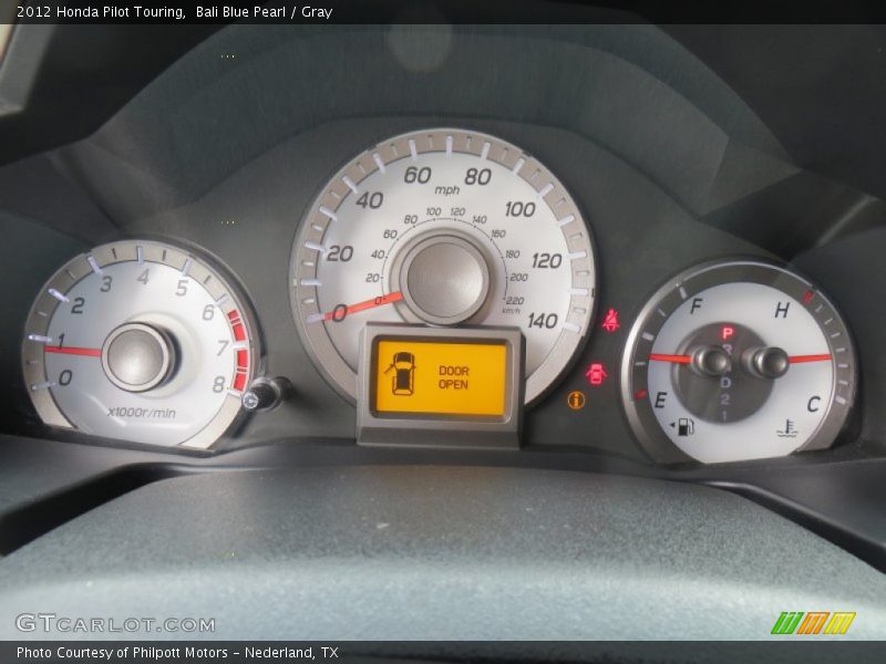 Bali Blue Pearl / Gray 2012 Honda Pilot Touring