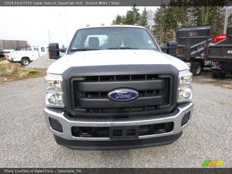 Oxford White / Steel 2014 Ford F250 Super Duty XL SuperCab 4x4