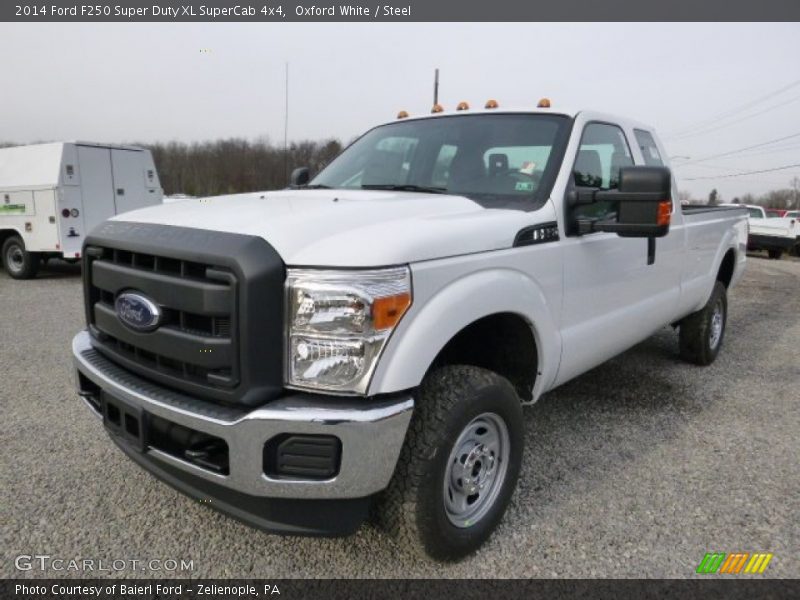 Oxford White / Steel 2014 Ford F250 Super Duty XL SuperCab 4x4