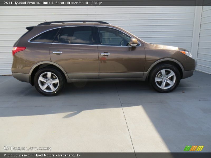 Sahara Bronze Metallic / Beige 2011 Hyundai Veracruz Limited