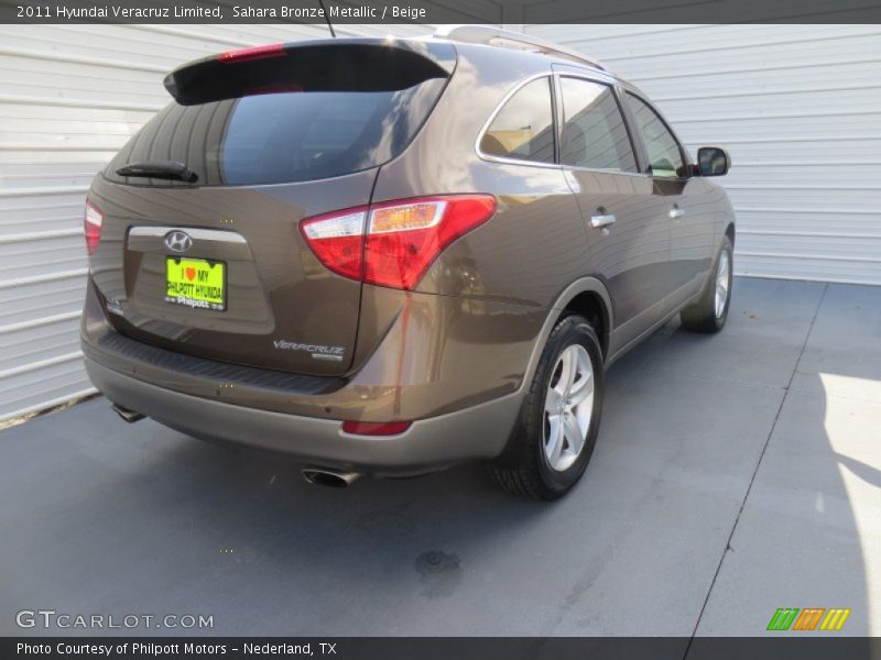Sahara Bronze Metallic / Beige 2011 Hyundai Veracruz Limited