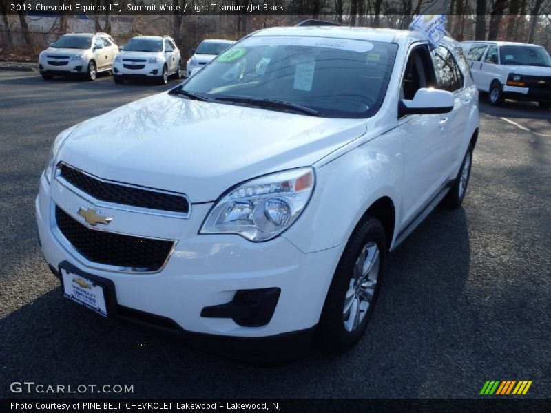 Summit White / Light Titanium/Jet Black 2013 Chevrolet Equinox LT