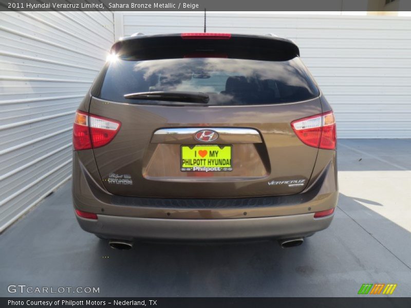Sahara Bronze Metallic / Beige 2011 Hyundai Veracruz Limited