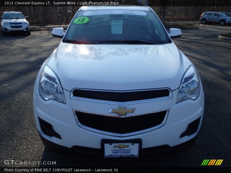 Summit White / Light Titanium/Jet Black 2013 Chevrolet Equinox LT