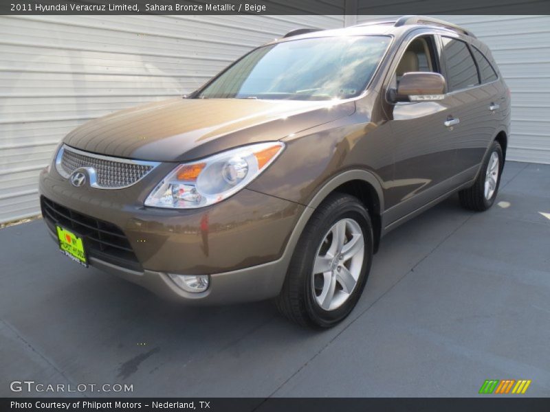 Sahara Bronze Metallic / Beige 2011 Hyundai Veracruz Limited